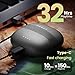 Boult Z35 Earbuds with 32H Playtime, ENC Noise Cancelling mic, Type-C Fast Charging, IPX7 Waterproof 45ms Low Latency Gaming Earbuds Latest Bluetooth 5.3 Wireless Headphones Ear Buds (Graphite Black)