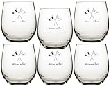 Marine Business – Juego de 6 vasos de agua irrompibles – Welcome On Board