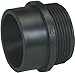Mueller Industries 53385 ABS & DWV Fitting Adapter44; Spigot x Male Iron Pipe - 2 in