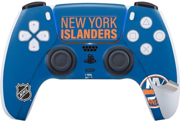 Skinit Decal Gaming Skin Compatible with PS5 Pro Bundle - Officially Licensed NHL New York Islanders Lineup Design