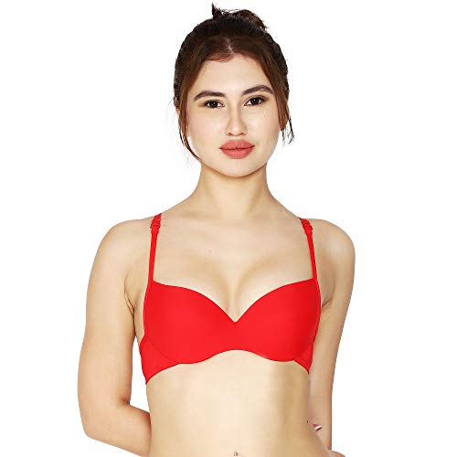 Image of Brachy Women's Poly Cotton Padded Wired Push-Up Bra