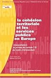 acheter service de table limoges  La cohésion territoriale et les services publics en Europe. Interprétation et portée de l\'article 7 du traité d\'Amsterdam