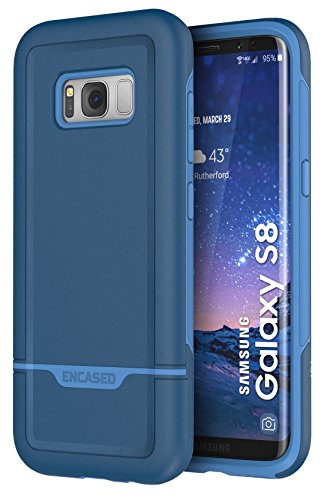 ENCASED Rebel Case for Samsung Galaxy S8 - Rebel Series Impact Armor Blue