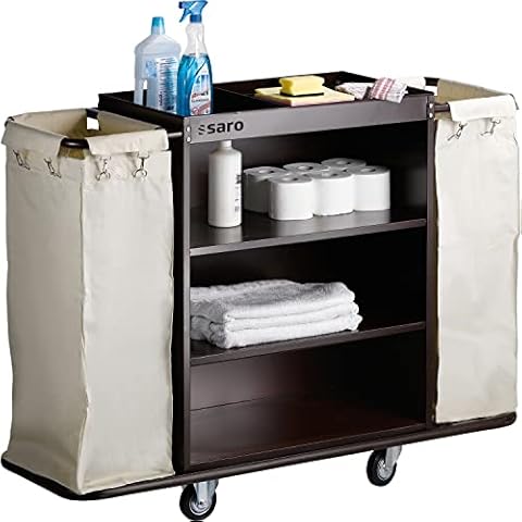 Saro AF 258 Zimmerservicewagen, Metall, braun, 45 x 142 x 112 cm Cover