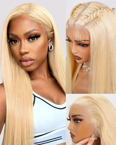 Arabella 613 HD Lace Frontal Wig 13x4, 32in, 210% Density, 12A Blonde