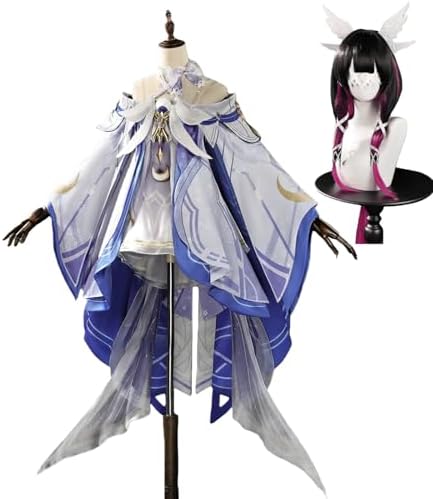 原神 月神 コロンビーナ コスプレ フルセット Amazon.co.jp: 【Azuiblc】コスプレ衣装 原神 少女 コロンビーナ 月神