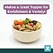 ZuPreem Pure Fun Bird Food, Parrot, Conure, Caique, African Grey, Eclectus, Small Cockatoo, Seed and Pellet Blend for Medium Large Birds, Bird Food Mixer Topper, Enriching Variety (ML, 2 lbs)