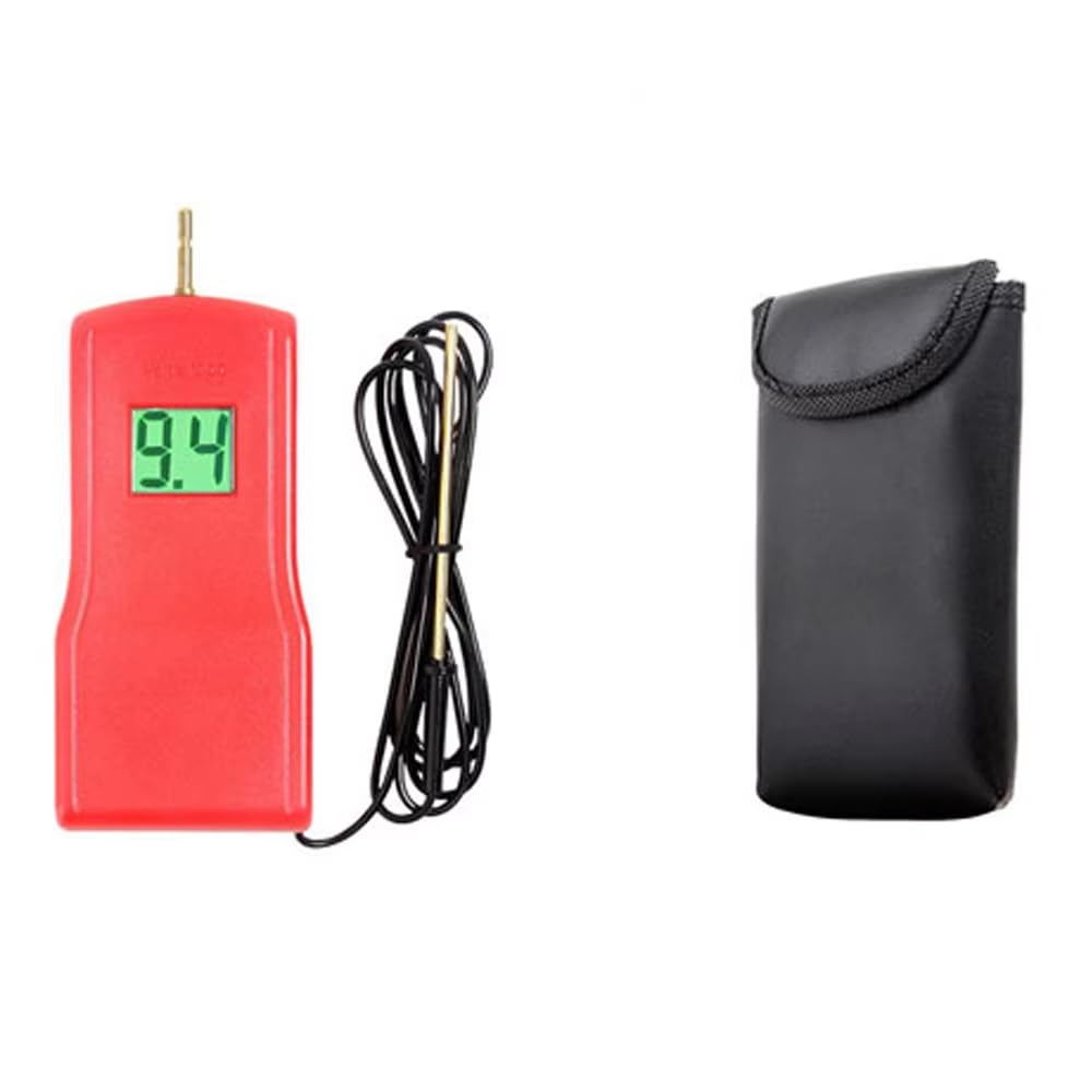 Probador de Voltaje Electrónico para Cercas de Rancho de 15 kV con Retroiluminación, Herramienta de Diagnóstico de Alto Voltaje para Cercas (Rojo)