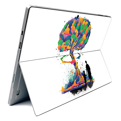 Image of MightySkins Carbon Fiber Skin for Microsoft Surface Pro 7 - Sabotage | Textured Carbon Fiber Finish | Easy to Apply, Remove, and Change Styles | Made in The USA