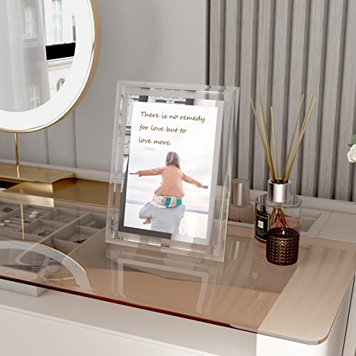 Horlimer 5X7 Picture Frame Set Of 2, Glass Photo Frame 5 By 7 For Tabletop, Horizontally Or Vertically #TOP5