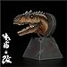 Nanmu Dinosaur Head Statue Carnotaurus Spinosaurus Velociraptor Mosasaurus Allosaurus Tyrannosaurus Rex Model Realistic Dinosaur Figure Resin Toys Collector Decoration Gift Adult (Allosaurus)
