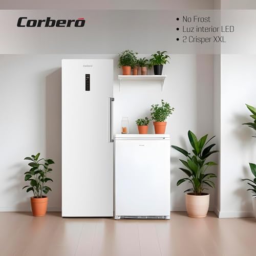 Miniatura 7 de Corberó - Congelador Vertical Ccvh18524nfw Capacidad 274l No Frost Inverter Display Puerta Luz Led Crisper Xxl Extraíble Pizza Box Easy Open Silver Trim 39 Db Blanco
