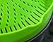 WeTest Heat Resistant Silicone Pot Strainer, Clip on Pots Pans, Pan Strainer for all Pots and Bowls - Green