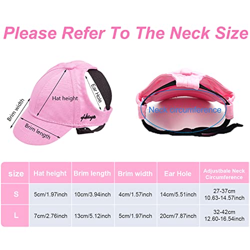 Dog Hat Sun Hat Baseball Cap Trucker Hat Dog Hats For Small Medium Large Dogs With Ear Holes Adjustable Drawstring Breathable Waterproof Design Uv Protection Outdoor All Season #TOP2