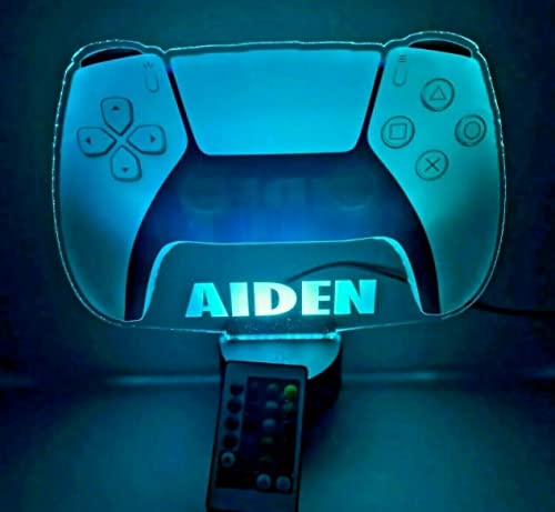 Lámpara de mesa LED multicolor con mando personalizado miniatura 6