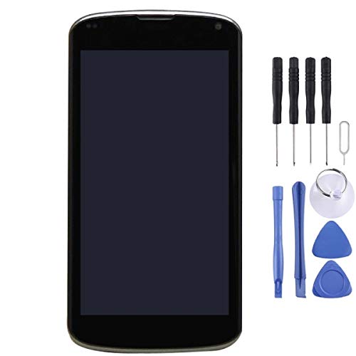 LCD Display Touch Panel Digitizer + Bezel Frame Assembly for Google Nexus 4 / E960