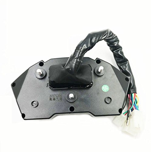SAMDO Universal Motorcycle Speedometer Odometer Tachometer RPM Speedometer Gauge 199 Kph Mph for Carburetor Motor