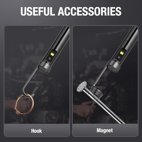 USB C Endoscope Camera with Light for iPhone, Teslong 1080P HD Dual Lens Snake Borescope Inspection Cam with 8+1 LED Lights, 16.5FT Flexible Waterproof Probe Cable, Fiber Optic Scope for iOS Android - Thumbnail 7