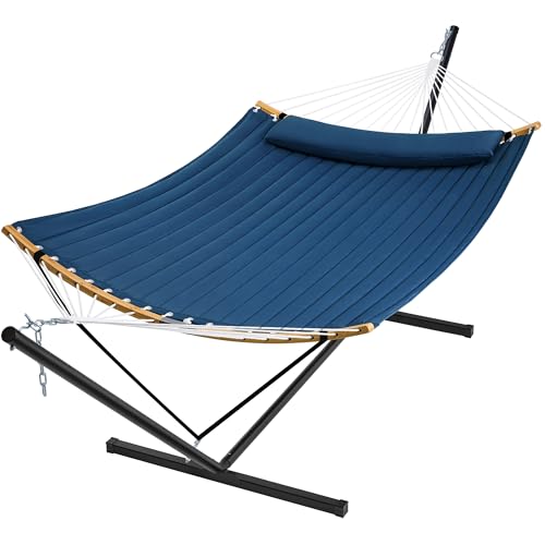 SUPERJARE Curved-Bar Hammock with Stand for 2 Persons