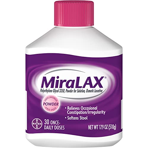 MiraLAX Powder 17.9 OZ - Buy Packs and SAVE (Pack of 2)
