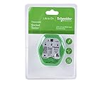 Schneider Electric Thorsman - Plug In Socket Tester, with LED Indicator, Circuit RCD Test Functionality, 220 V, IMT23103, Green/Grey