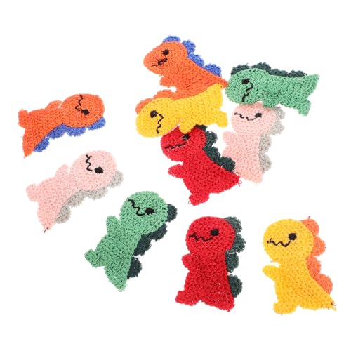 VALICLUD 10 piezas Pinzas de Pelo Dinosaurio para Niñas de Clips Pequeños con Diseño Divertido Accesorios de Moda para Teens Colores Surtidos Perfectos para Diario y Fiestas
