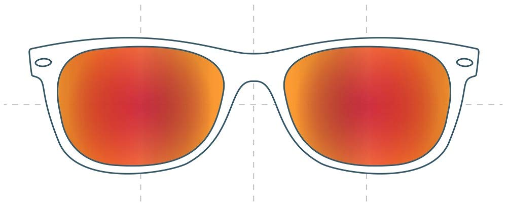 Sunglass Fix Replacement Sunglass Lenses Compatible for Randolph Engineering AF038 52mm (Polarized SFx Ultra Red-Orange Mirror Blue Pair)
