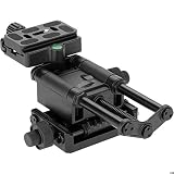 Jieotwice Accessoires pour Appareil Photo Macro, Stabilisateur de Cardan, Guide de Réglage de la Tête de Mise au Point, Curseur de Mise au Point Macro à 4 Directions