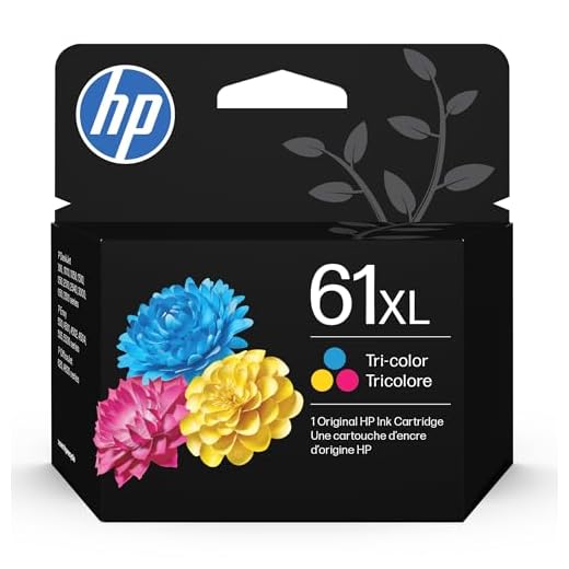 HP 61XL Tri-color High-yield Ink | Works with DeskJet 1000, 1010, 1050, 1510, 2050, 2510, 2540, 3000, 3050, 3510; ENVY 4500, 5530; OfficeJet 2620, 4630 | Eligible for Instant Ink | CH564WN