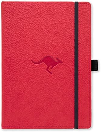 Dingbats - Wildlife Dotted Medium Notebook, Green Deer, A5 - Hardcover - Cream 100gsm Ink-Proof Paper - Includes Pocket, Elastic Closure & Bookmark
