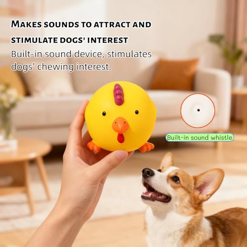 Juguete de Látex para Perro, Sonoro, Diámetro 2.8 Pulgadas miniatura 7