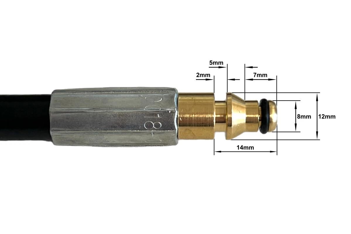M&M Smartek tuyau haute pression 15 m compatible avec Nilfisk