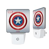 Keyscaper Marvel Avengers Captain America Grid Night Light 2-Pack