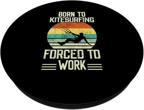 Miniatura 2 de Kitesurf but forced to work Water Sports Kitesurfing PopSockets Standard PopGrip