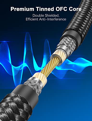 SOUNDFAM Dual XLR to RCA Cable 3 Meter, 2 XLR Female to 2 RCA Male Unbalanced Interconnect Cable with Gold Plated Connectors - Image 4