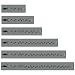 White Water Archery Gray Laminated Whitetail Buck Deer Tracks 15 Pc Pack Choose Length Width (5, 1.12)
