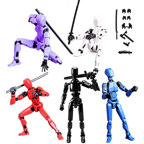 10-Piece Robot Action Figure Set, Anime Collectible Figurines, 3D Printed Action Figures, Cartoon & Movie Inspired Toys, Desktop Display Model Toys, Anime Merch Collectibles for Kids & Collection