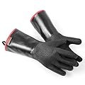 BBQ Grill Gloves – Heat Resistant up to 932°F, Waterproof & Oil Resistant Neoprene, 14-Inch Long Sleeve Cooking Gloves for Grilling, Fryer, Baking, Smoker