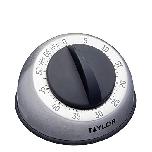 KitchenCraft Taylor Pro Temporizador de Cocina, Acero Inoxidable 60-Minutos Mini Temporizador de Cocina, Alarma Portátil para Cocinar y Hornear, Avalado por Chefs Profesionales