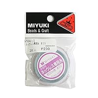 Amazon | MIYUKI ネックレス専用糸 #20/20m巻 白 K564/W