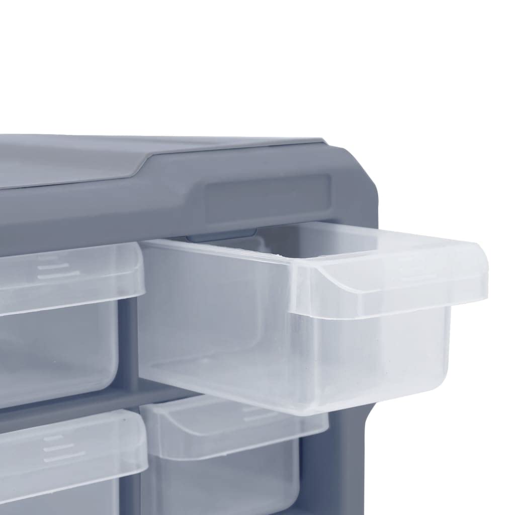 Organizador de cajones multi cajones con 38 cajones de 52 x 16 x 37 cm – Organizador de cajones de plástico resistente a los golpes para tuercas, pernos, tornillos