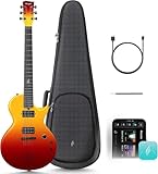 Guitarra Eléctrica Enya Shinichi Kobayashi Signature Loong Nova Go Sonic Guitarra eléctrica inteligente de fibra de carbono con altavoz inalámbrico de 10 W, preajustes integrados, cable de carga