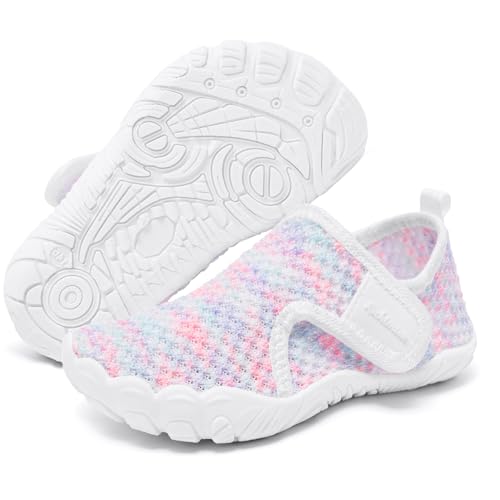 Boy's Baby Toddler Water Shoes Girl's Quick Dry Beach Swim Shoes Cute Non-Slip Aqua Shoes(Baby/Toddler/Little Kid)