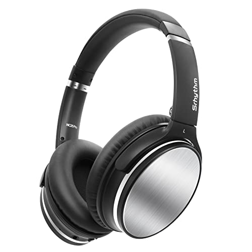 Srhythm NiceComfort 25Pro Active Noise Cancelling Headphones Wireless Bluetooth Headset with Game Mode