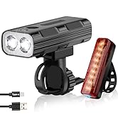Amazon.com : iKirkliten Bike Lights Front and Back, Rechargeable