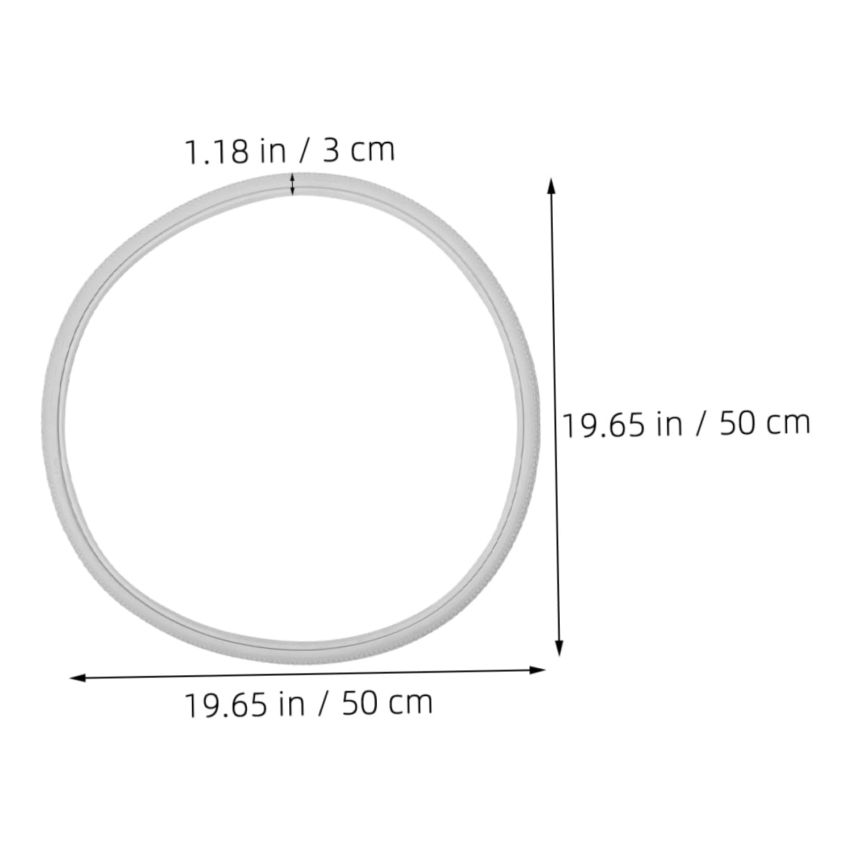 FOMIYES Wheelchair Rear Wheel Replacement Tire 22 Inch Polyurethane Solid Tire Non-Slip for Manual Wheelchair Universal Fit