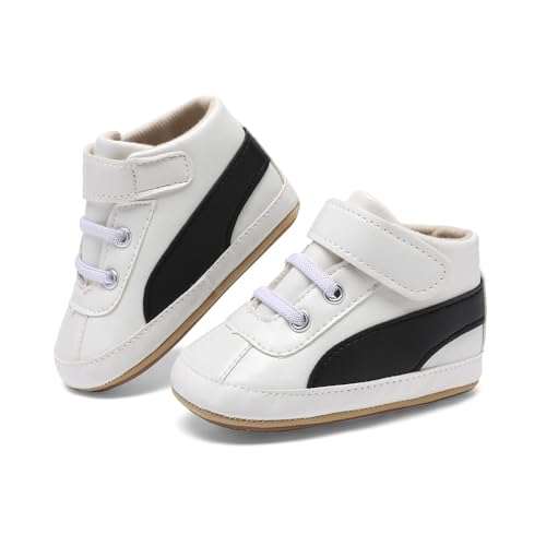 Baby Shoes,Infant Boys Girls Non-Slip Soft Sole Lightweight Sneakers,Unisex First Walking Shoes for 0-18 Months Toddler2