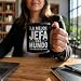 Imagen de Miss Miserable Taza para jefa con mensaje La mejor jefa del mundo