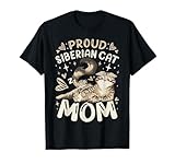 Festeggia la tua mamma gatto siberiana preferita con questa maglietta Best Cat Mama, un regalo di cuore per la festa della mamma o per il suo compleanno. Top pigiama a tema felino per le donne appassionate di gatti.