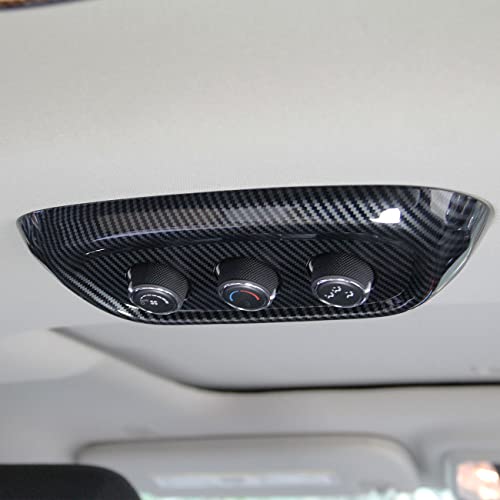 crosselec Carbon Fiber Rear Roof Air Conditioning AC Knob Panel Cover Trim for Dodge Durango 2014-2022 by crosselec - Used condition - Image 2